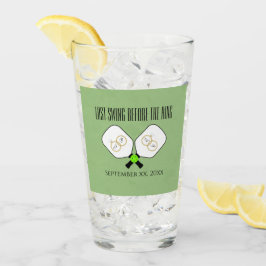 Senaste svängningen före Ring Bröllop-picklebollen Glaskopp