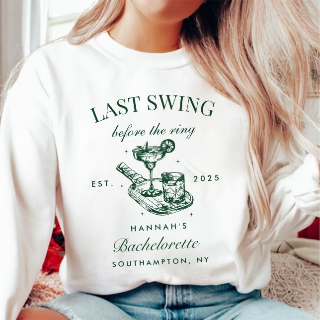 Senaste svängningen före Ring Pickleball Bach Helg T Shirt (Skapare uppladdad)