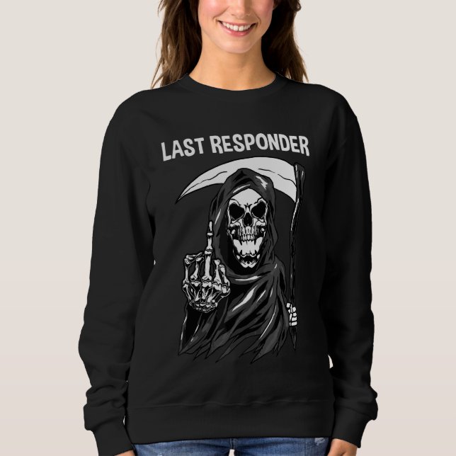 Senaste svararen - martuary Science Student Grim R T Shirt (Framsida)