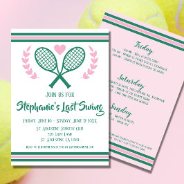 Senaste Swing Tennis Land Klubb Bachelorette Inbjudningar