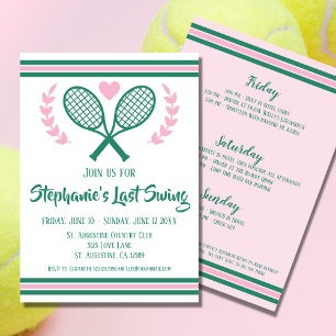 Senaste Swing Tennis Land Klubb Bachelorette Inbjudningar