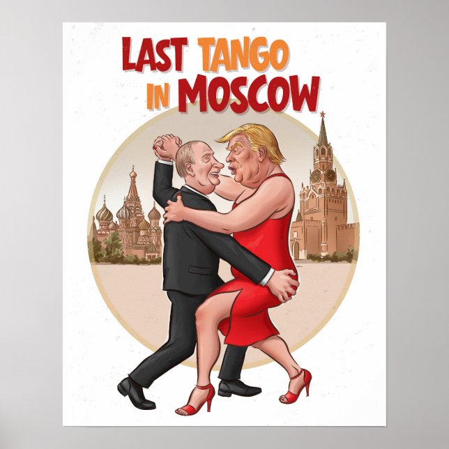 Senaste Tango i Moskva Poster (Framsidan)