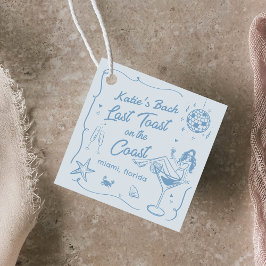 Senaste Toast Kusten Beach Bachelorette Party Gåvor Etiketter