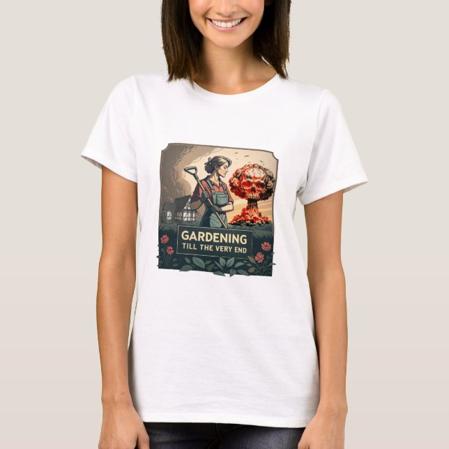 Senaste trädgården t shirt (Framsida)
