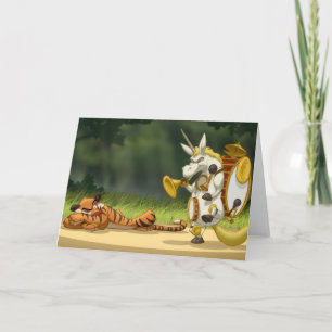 Senaste Unicorn-kort (tom insida) Kort