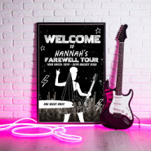 Senaste välkomstskylt för Tour Punk Sten Band Bach