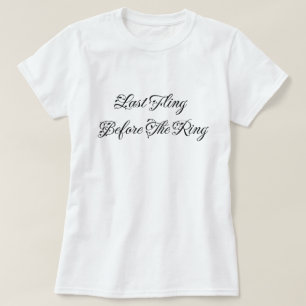 Senaste växling före Eleganten Ring T Shirt
