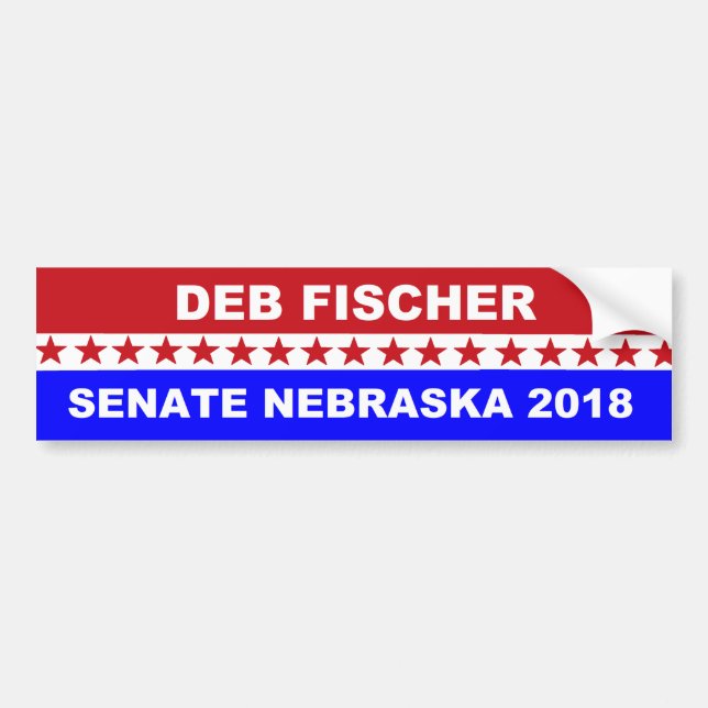 Senat 2018 för Deb Fischer Bildekal (Framsidan)