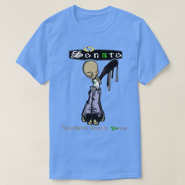 senat stöder arg Youth Triblend T Shirt (Design framsida)