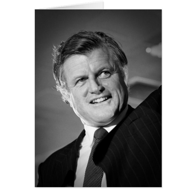 Senator Edward Kennedy 1980 Hälsningskort (Framsidan)