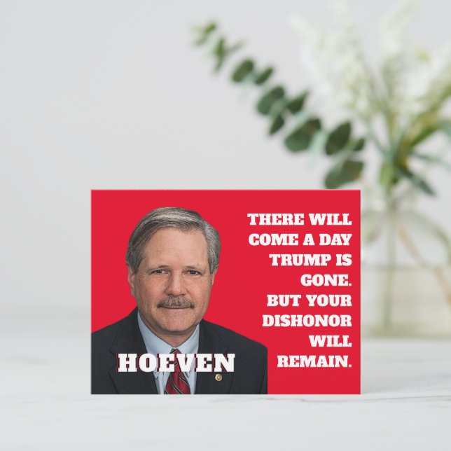 Senator John Hoeven Vykort (Stående Fram)