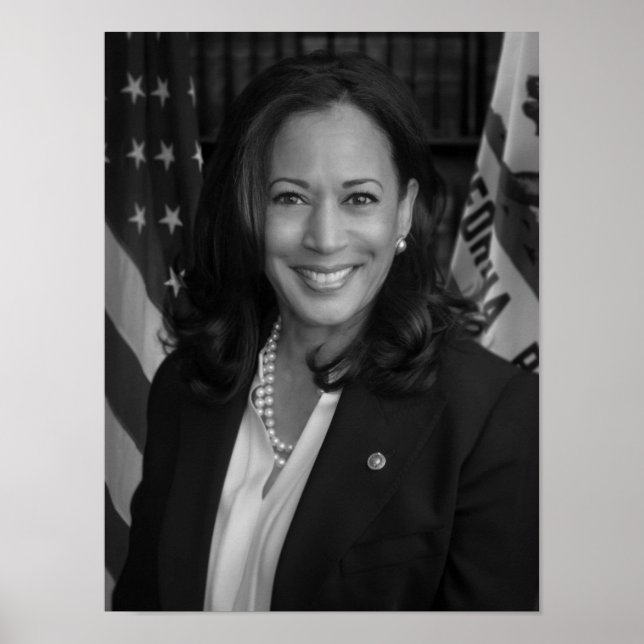 Senator Kamala Harris Officiell Porträtt - 2017 Poster (Framsidan)