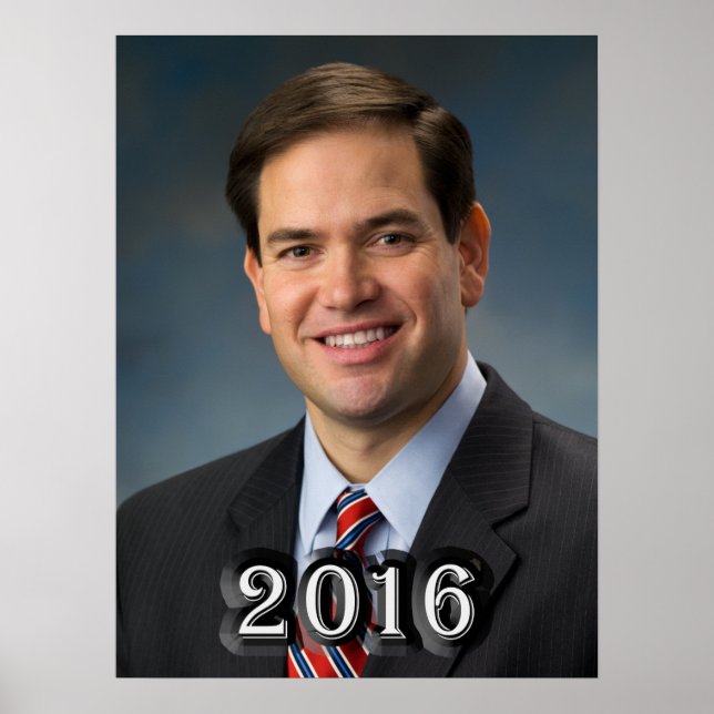 Senator Marco Rubio 2016 Poster (Framsidan)