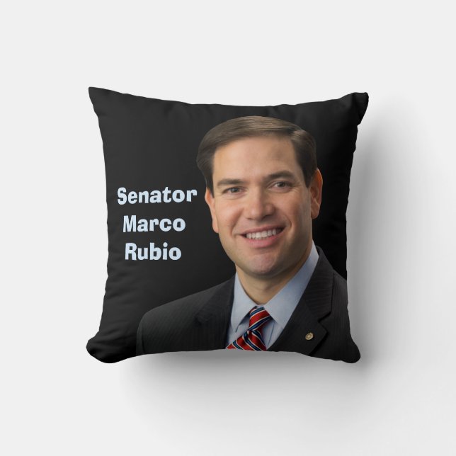 Senator Marco Rubio 2016 - se båda sidor Kudde (Framsida)