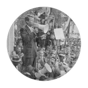 Senator Robert Kennedy i valkampanj för USA:s pres
