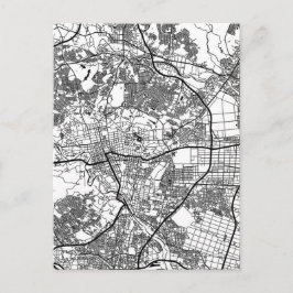 Sendai Japan City Map Vykort