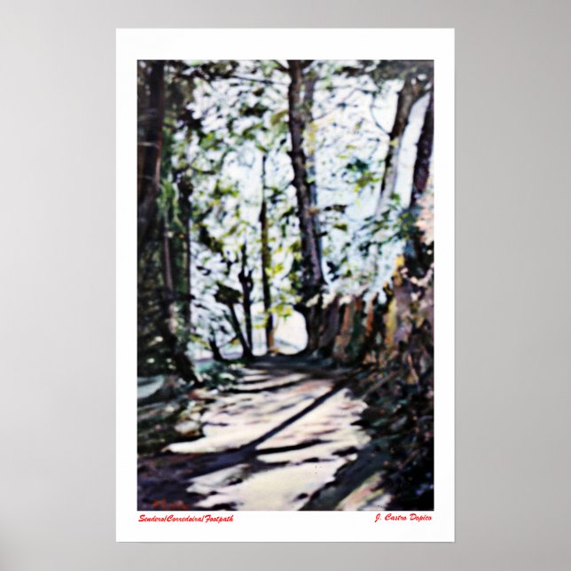 Sendero/Corredoira/Footpath Poster (Framsidan)