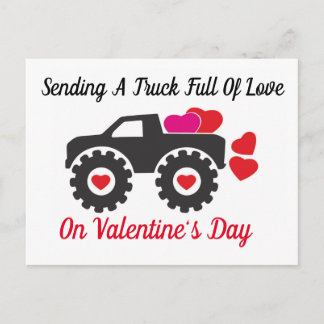 Sending A Truck Full Of Love Postkort Vykort
