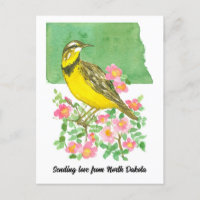 Sending Kärlek North Dakota Meadowlark Ro