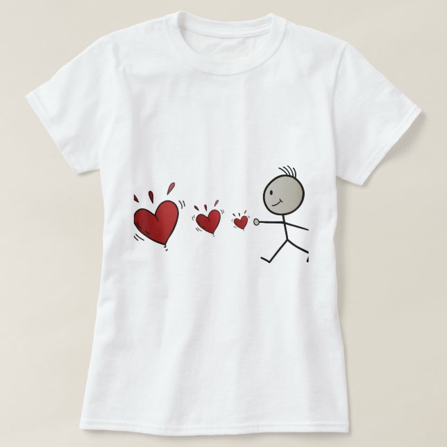 sending love t shirt (Design framsida)