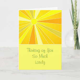 Sending Sunshine Thinking of You Kort