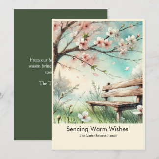 Sending Warm Wishes Julkort