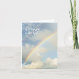 Sending You a Little Light Rainbow Thinking of You Kort