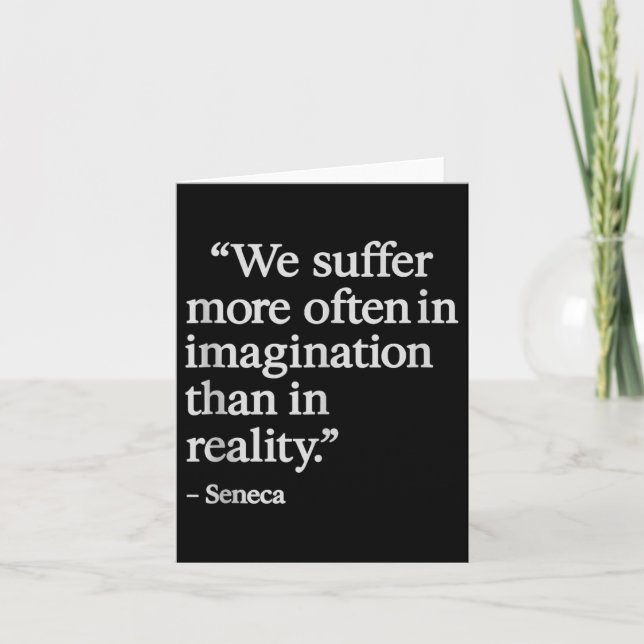 Seneca citerar i sin fantasinafilm. kort (Framsida)