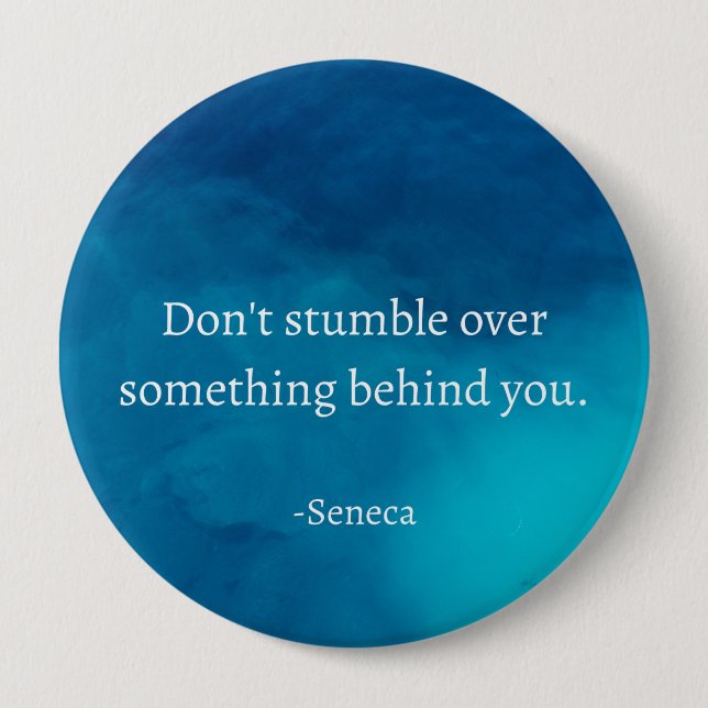 Seneca: Fokus Forward, Stumble on Past Knapp (Framsida)