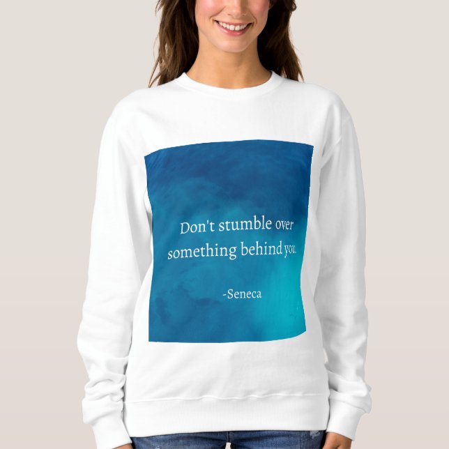 Seneca: Fokus Forward, Stumble on Past T Shirt (Framsida)