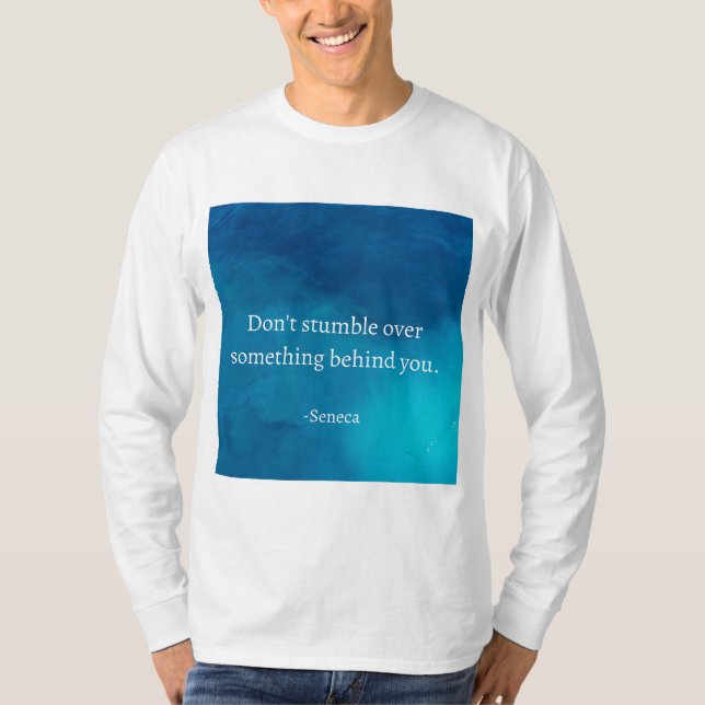 Seneca: Fokus Forward, Stumble on Past T Shirt (Framsida)