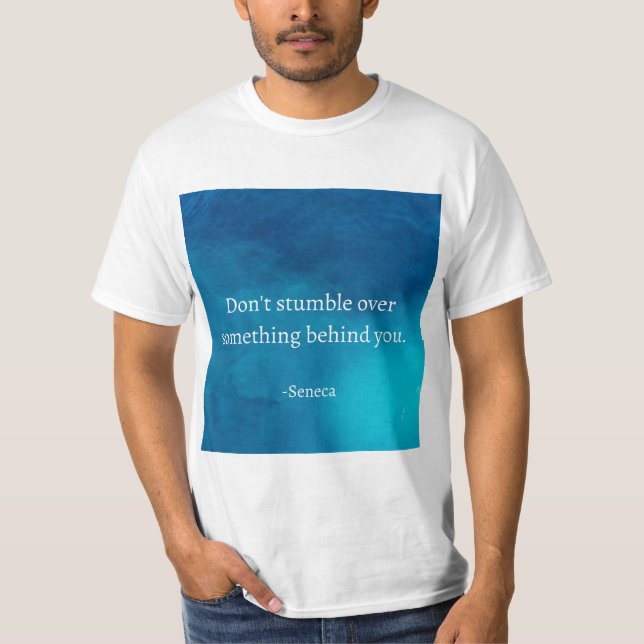 Seneca: Fokus Forward, Stumble on Past T Shirt (Framsida)