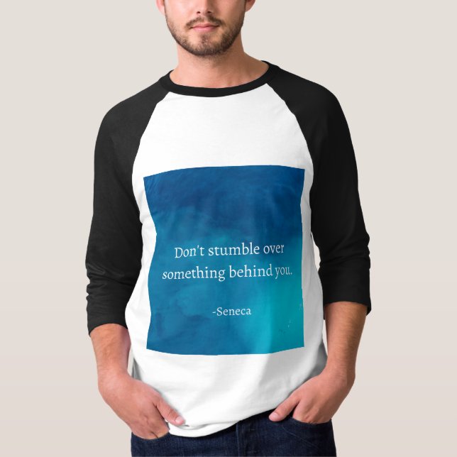 Seneca: Fokus Forward, Stumble on Past T Shirt (Framsida)