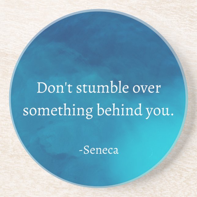 Seneca: Fokus Forward, Stumble on Past Underlägg (Framsidan)