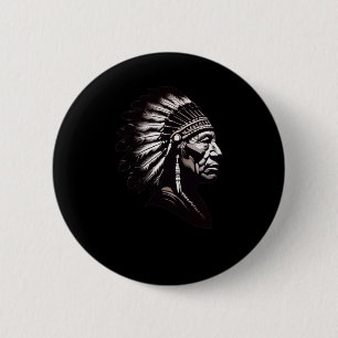 Seneca Indian Chief Sticker2 Knapp
