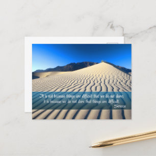 Seneca inspirationsoffert "Dare" Vykort