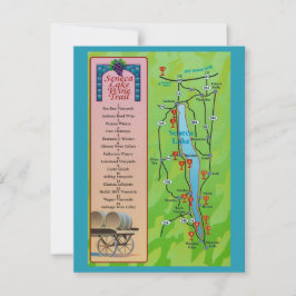 Seneca Lake Wine Trail Vintage vykort
