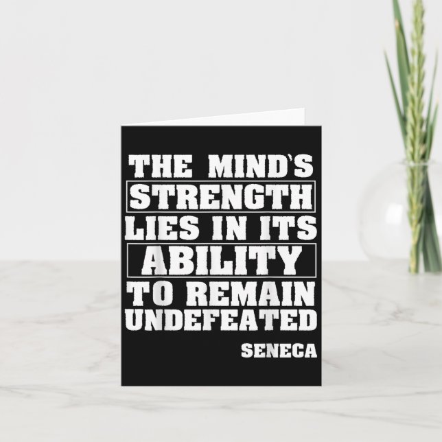Seneca Motivational Quote Stoic Philosophy Stoicis Kort (Framsida)