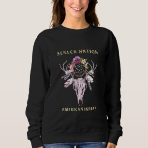 Seneca Nation Indian Tribe Boho Blommigt Sk T Shirt