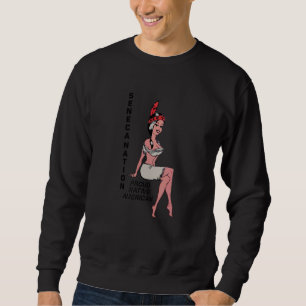 Seneca Nation Indian Tribe Cute Proud Squ Lång Ärmad Tröja