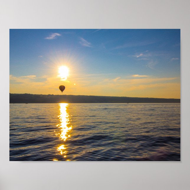 Seneca Sjö, New York Poster (Framsidan)