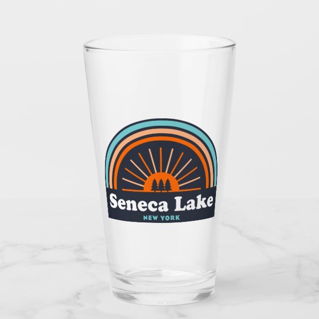 Seneca Sjö New York Rainbow Glaskopp (Framsida)