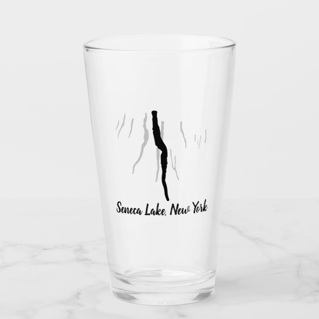 Seneca Sjö, NY Beverage Glass Glaskopp (Framsida)
