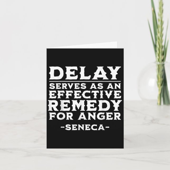 Seneca Stoic Quote Motivational Mindfulness Stoici Kort (Framsida)