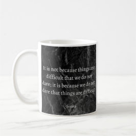 Seneca Stoic Quote Mugg