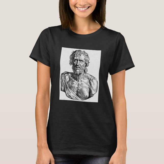 Seneca  Stoicism Roman Philosophy Ancient Rome His T Shirt (Framsida)