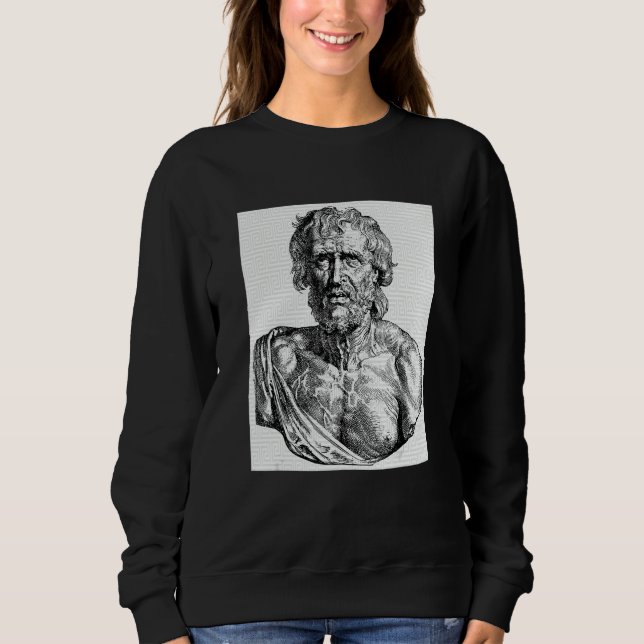 Seneca  Stoicism Roman Philosophy Ancient Rome His T Shirt (Framsida)