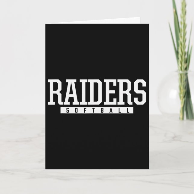 Seneca Valley Raiders Softll Hs  Kort (Framsida)