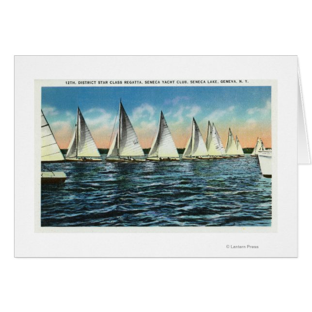 Seneca Yacht Klubb Hälsningskort (Framsidan Horizontal)