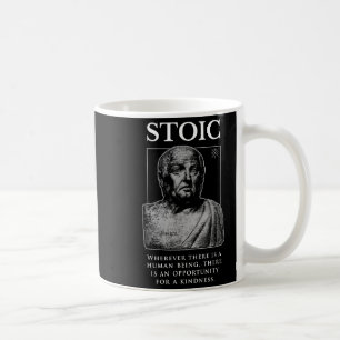 Senecas "affärsmöjlighet"-Stoicism-citat Kaffemugg